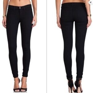 J brand black super skinny low rise size 25 NWT
